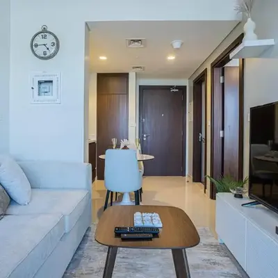 AXINITE - Brand New! Warm Cozy 1 Bed HIGH FLOOR Downtown Dubai CANAL VIEW