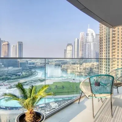 Luxury 2BR Apartment with Stunning Burj Khalifa & Fountain Views - Opera Grand