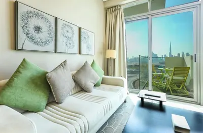 Gallery image of Elite LUX Holiday Homes - Skyline 1BHK Burj Khalifa View in Al Jaddaf, Dubai in Dubai