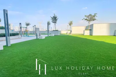 a rendering of a park with a playground at LUX The Executive Sobha Suite 2 in Dubai
