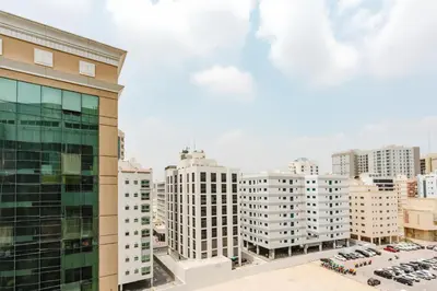 a view of a city with tall buildings at RH- Exquisite & Spacious 01 BR, Near Mall of the Emirates in Dubai