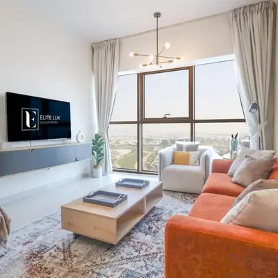 Elite LUX Holiday Homes - Serene Golf View Living 1 BHK in Damac Hills