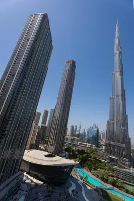 a view of a city skyline with skyscrapers at INA HOMES - Residences Tower 1 Upper Floor in Dubai