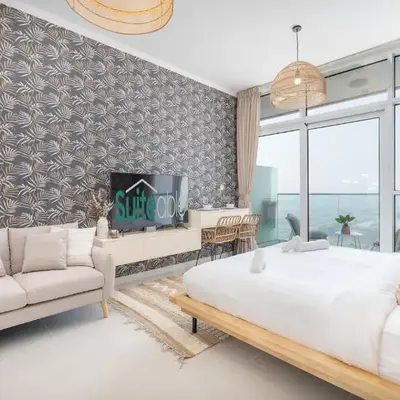 Floral Charm studio in Damac Hills by Suiteable