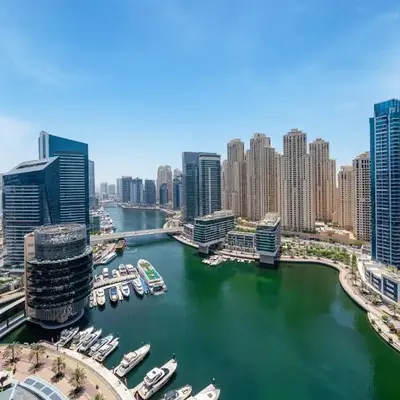 Luxury Studio with Stunning Marina & Beach Views