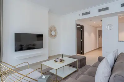 Gallery image of CitiHome- New 1BR creek Island with infinity pool in Dubai
