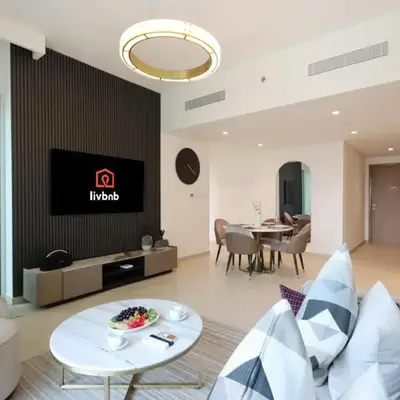 Livbnb Suites - Lavish 2BR w/ Burj Khalifa Views & Near Dubai Mall