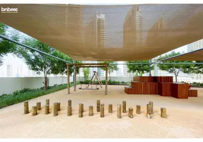 a museum with a bunch of sculptures under araper at bnbme - Chic 1BR Apt w Balcony Pool Gym Access Steps to Burj Khalifa & Dubai Mall in Dubai