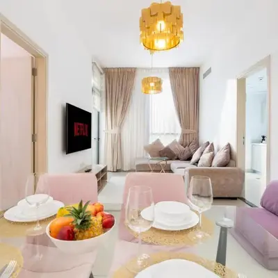 Modern 1-bedroom apartment in family-friendly residence with Swimming Pool
