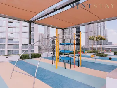 an image of a playground in a city at Burj Crown , Downtown Dubai - Mint Stay in Dubai