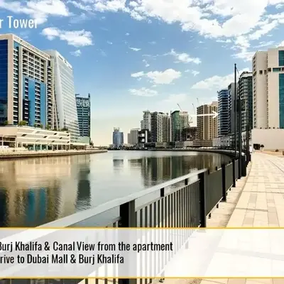 SkylineOasis1BR apt with BurjKhalifa & CanalView