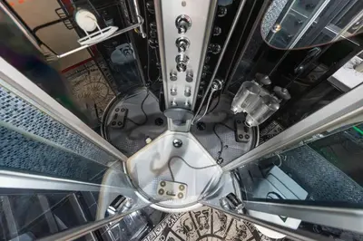 an overhead view of a ceiling at 2 BR Marina View in Marina Heights By PK Holidays in Dubai