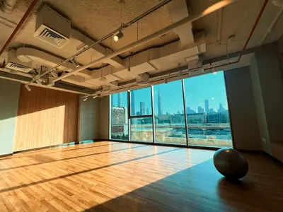 a bowling alley with a ball on the floor at Downtown Views II Burj Khalifa View, Downtown Dubai - Mint Stay in Dubai