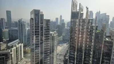 a view of a city with tall buildings at MH- Act Tower - Downtown 1BHK-REF4606 in Dubai