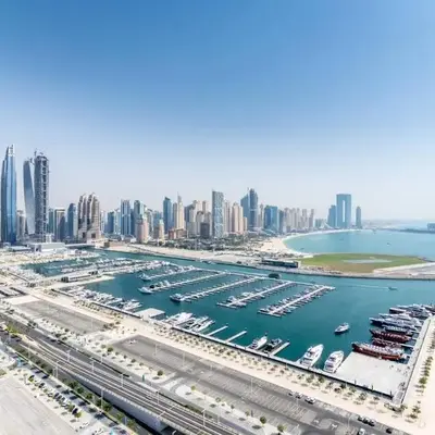 Marina Skyline View & Dubai Harbour Beachfront