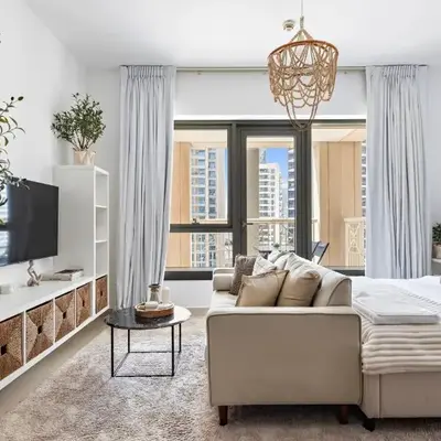 Silkhaus Modern Studio Near Burj Khalifa