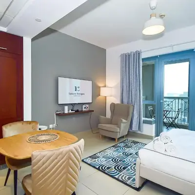 Luxury Escapes - Modern Studio Apt with Balcony near Dubai Mall - 29 Blvd