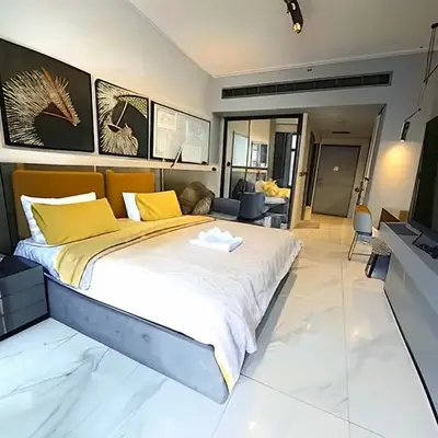 Luxurious & cozy MAG318 Studio Apartment in Business Bay Downtown walking distance from Dubai Mall & Burj Khalifa