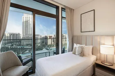 Gallery image of Cozy 2BR Retreat with Panoramic Dubai Creek Views in Dubai