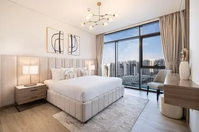 Gallery image of Cozy 2BR Retreat with Panoramic Dubai Creek Views in Dubai