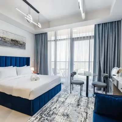 A Living - Luxury Studio Apartment in Aykon City Canal Views