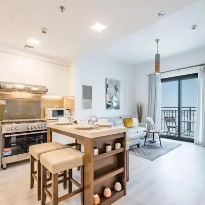 Delightful 2BR Apartment in Town Square Safi 1A
