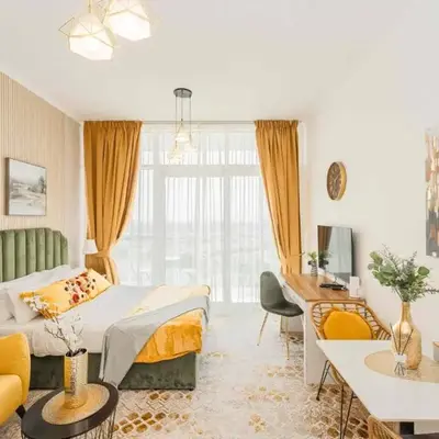 Golf View Studio in Damac Hills - Luxury Living