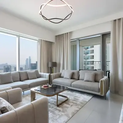 Livbnb-3BR Suite next to Dubai Mall with Burj View