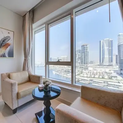 Business Bay Studio in hotel l Sleek & Modern for 2