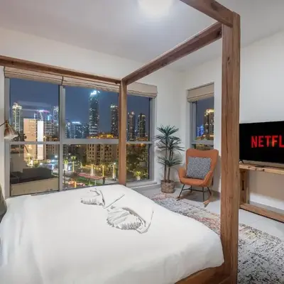 Boulevard 2 BR- Burj Khalifa-Dubai Mall- pool-Gym
