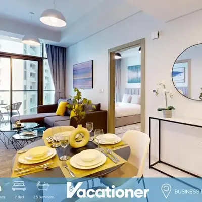 Vacationer I Elegant 2 Bedroom I Business Bay I Central & Convenient I Aykon City Tower