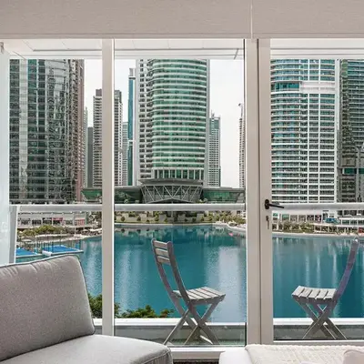 Lux Studio in JLT with Amazing View Next to the Metro - Dubai Arch tower