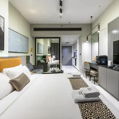 Canal View Studio Downtown - Near Dubai Mall & Burj Khalifa - MAG 318