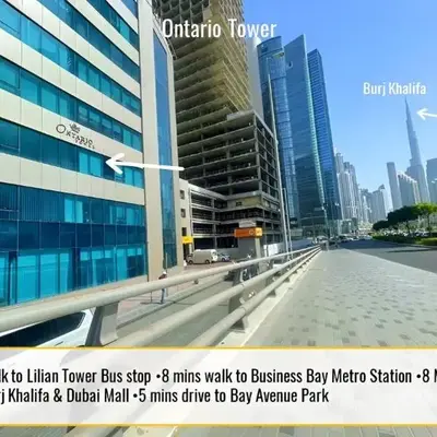 Stylish 2 bd Apt in Business Bay