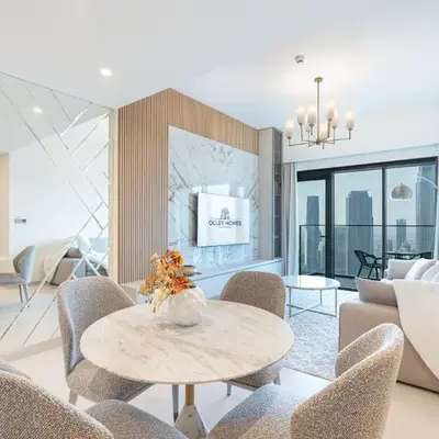 Luxury Home on the 50th Floor with Full Burj View