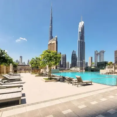 Stylish Flat in Downtown Dubai with PS5 Gym and Pool