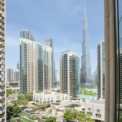 Downtown 1 Bed - Burj Khalifa Balcony View
