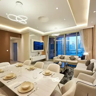 3BR Burj Khalifa Fountain Views Forte 1- 18th floor