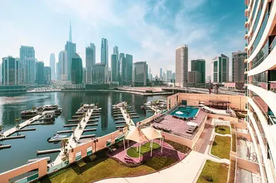 Gallery image of EaseMyTrip - Prime Business Bay Apt with Canal and Marina Views in Dubai