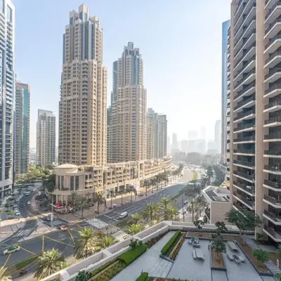 Modern 2BR I Partial Burj Khalifa & Boulevard View