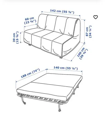 a drawing of a couch with dimensions at Lujo Dubai Marina in Dubai