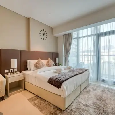 Beachfront Studio Right by Nakheel Mall