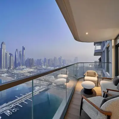 2BR Beachfront Apt with Stunning Dubai Marina View