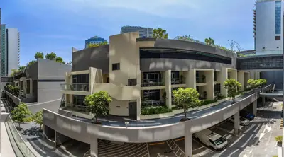 a rendering of a building in a city at Cute studio in The Sterling by Omniyat in Dubai