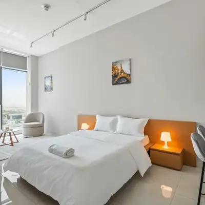 Bright Studio In Vibrant Dubailand District