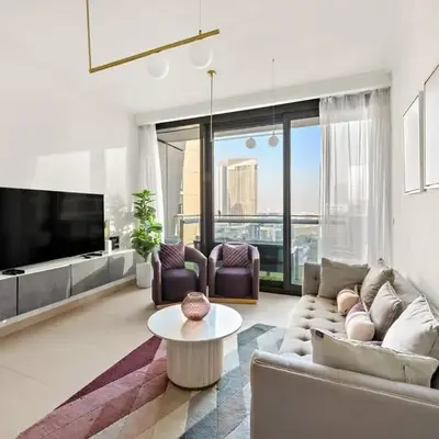 Luxury 2BR Burj View with Pool Walk to Mall & Metro Dining Shopping