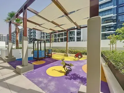 a rendering of a playground in a building at Azizi Riviera 18 - Neat One Bedroom in Meydan in Dubai