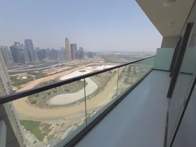 a view from the glass floor of a building at 2 bedroom in Downtown Dubai in Dubai