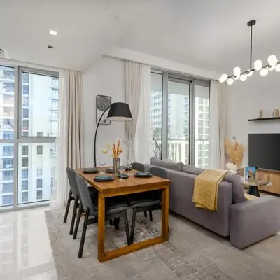 White Sage Sun and Sand 1BR at Beach Isle Emaar BeachFront
