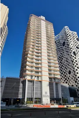 a tall building with a lot of windows at Business Bay Gem , Burj Khalifa View in Dubai